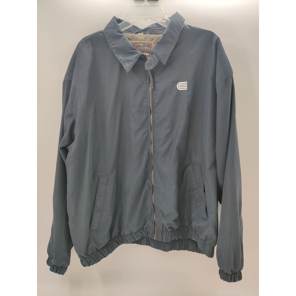 Dunbrooke Upstream Mens‎ XXL Blue Full Zip Windbreaker Jacket Utility Vintage